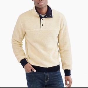 J. Crew Mercantile Sherpa Fleece Pullover XS